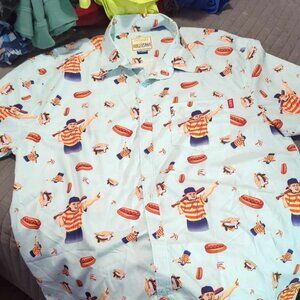 The Roosevelts RSVLTS x Sandlot Movie Great Hambino Button Up Shirt Size XXL